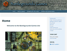 Tablet Screenshot of battlegroundsgames.com